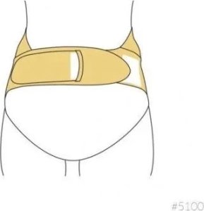 Pas ciążowy Carriwell CARRIWELL adjustable support belt White S/M 5100 11