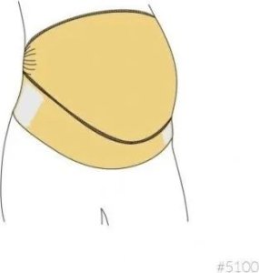 Pas ciążowy Carriwell CARRIWELL adjustable support belt White S/M 5100 10