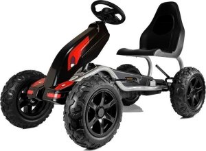 1life Gokart na Pedały B012 Pompowane Koła Czarny 4