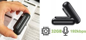 Luxury-Goods Dyktafon JNN Q77 szpiegowski 10