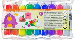 Maksik Zestaw lekkiej ciastoliny 9 kolorów 70136 2