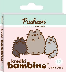 MAJEWSKI Kredki bambino 12 kolorów Pusheen p10 7