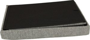 Puf składany ze schowkiem szary 38x38x38cm 8