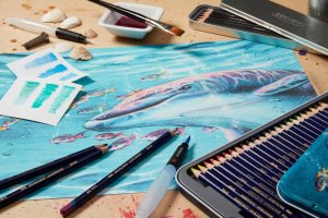 Derwent Zestaw kredek Inktense 72 3