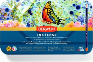 Derwent Kredki artystyczne Derwent Inktense 100 szt. w metalowej kasetce 2