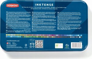 Derwent Kredki artystyczne Derwent Inktense 100 szt. w metalowej kasetce 3