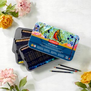 Derwent Kredki artystyczne Derwent Inktense 100 szt. w metalowej kasetce 4