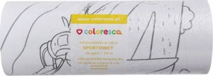 Coloresca Kolorowanka w rolce Sportowcy 30m 3+ COLORESCA 1