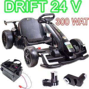 Import SUPER-TOYS SZYBKI DRIFTUJĄCY GOKART NA AKUMULATOR 24 V, REGULOWANA RAMA/AHL007 1