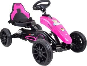 Import SUPER-TOYS DUŻY GOKART SPEED NA PEDAŁY Z HAMULCEM, REGULOWANE SIEDZENIE, JAKOŚĆ/AHL005 1