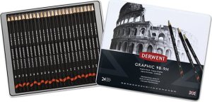 Derwent Derwent - Graphic Pencil Set, 24 Tin /Arts and Crafts 2