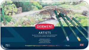 Derwent Derwent Artist colored pencil assortment, 72 pencils 2