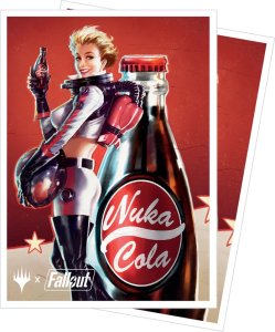 Ultra Pro Protektory na talię Commander karty MtG gra Magic the Gathering koszulki APEX Fallout Nuka-Cola Pinup (105 sztuk) 1