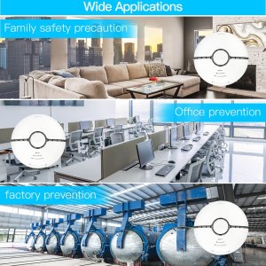 Wireless smart smoke detector with siren Wi-Fi TUYA / Smart Life 2