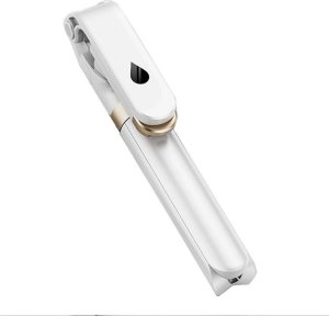 Selfie stick OEM Zestaw / uchwyt selfie z pilotem na bluetooth tripod LED  SSTR-20 biały 6
