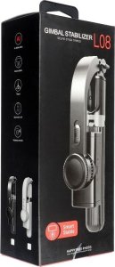 Selfie stick OEM Zestaw / uchwyt selfie z pilotem na bluetooth tripod GIMBAL stabilizator biały SSTR-L08 9