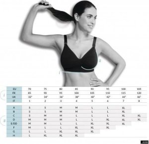 Carriwell CARRIWELL padded maternity & nursing bra Black M 3321 6