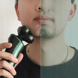 GOLARKA MĘSKA MASZYNKA TRYMER 4W1 DO GOLENIA BRODY WŁOSÓW BEZPRZEWODOWA 2