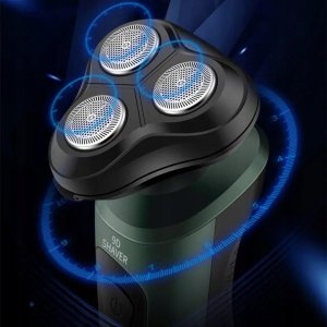 GOLARKA MĘSKA MASZYNKA TRYMER 4W1 DO GOLENIA BRODY WŁOSÓW BEZPRZEWODOWA 3