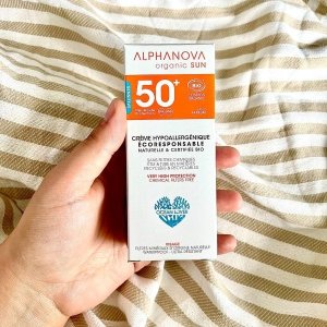 ALPHANOVA SUN Alphanova Sun, Bio Krem przeciwsłoneczny, hipoalergiczny, wodoodporny, filtr SPF50, 50g 3