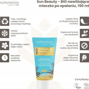 ALPHANOVA SUN Alphanova Sun Beauty, Bio Nawilżające mleczko po opalaniu, 150 ml 2
