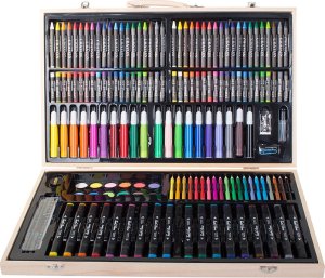 Zestaw artystyczny walizka do malowania 188 szt 3