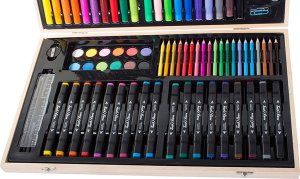 Zestaw artystyczny walizka do malowania 188 szt 4