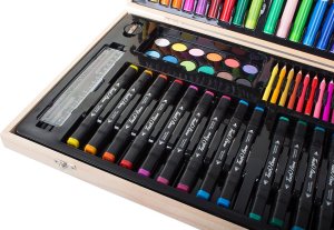 Zestaw artystyczny walizka do malowania 188 szt 5