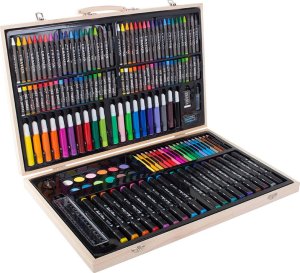 Zestaw artystyczny walizka do malowania 188 szt 7