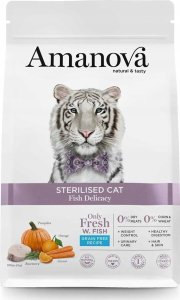 Amanova Amanova  Sterilised Cat White Fish 1,5kg 1