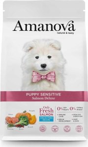 Amanova Amanova  GF Puppy Sensitive Salmon Deluxe 2kg 1