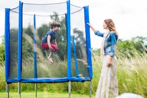 Plum PLUM Junior Trampoline & Enclosure, Blue, 182x182x200 cm, 30108 3