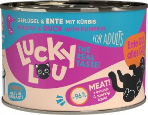 Lucky Lou Lucky Lou Lifestage Adult Drób i kaczka puszka 200g 1