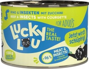 Lucky Lou Lucky Lou Lifestage Adult Wołowina i owady puszka 200g 1