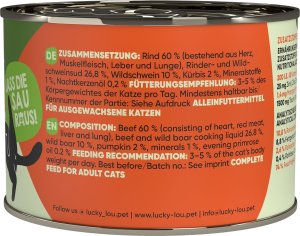 Lucky Lou Lifestage Adult z wołowiną i dzikiem 200g 3