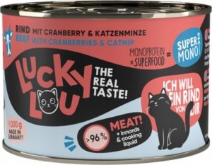 Lucky Lou Lucky Lou SuperMono Wołowina puszka 200g 1