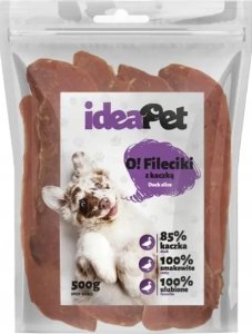 IdeaPet IdeaPet Przysmak dla Psa Fileciki z Kaczki 500g 1