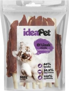 IdeaPet IdeaPet Przysmak dla Psa Lizak z Kaczką 500g 1