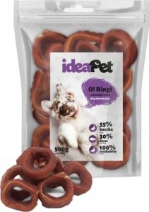 IdeaPet IdeaPet Przysmak dla Psa Ringi z Kaczką i Rybą 500g 1