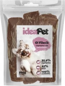 IdeaPet IdeaPet Przysmak dla Psa Filety z Jagnięciną Rybą 500g 1