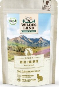 Wildes Land Wildes Land Cat Bio Huhn Pur saszetka 85g 1