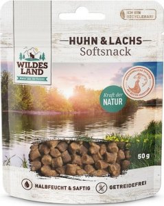 Wildes Land Wildes Land Cat Softsnack Huhn & Lachs 50g 1