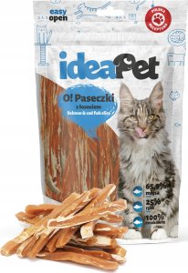 IdeaPet IdeaPet O! Kot Paski z łososiem 60g 1