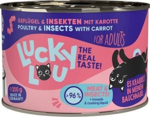 Lucky Lou Lucky Lou Karma Dla Kota Drób Owady 200g 1