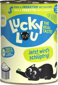 Lucky Lou Lucky Lou Karma Dla Kota Wołowina Owady 400g 1