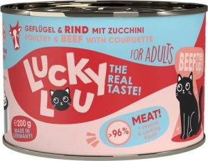 Lucky Lou Lucky Lou Karma Dla Kota Drób Wołowina 200g 1