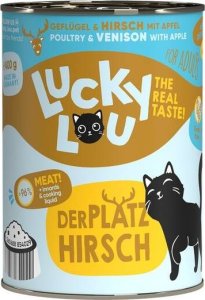 Lucky Lou Lucky Lou Karma Dla Kota Drób Jeleń 400g 1