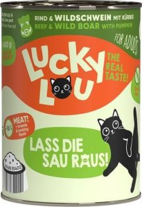 Lucky Lou Lucky Lou Karma Dla Kota Wołowina Dzik 400g 1