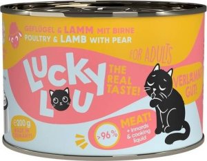 Lucky Lou Lucky Lou Karma Dla Kota Drób Jagnięcina 200g 1