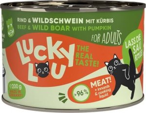 Lucky Lou Lucky Lou Karma Dla Kota Wołowina Dzik 200g 1